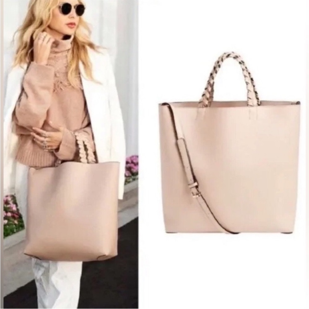 Jules Kae X Rachel Zoe Charlotte Vegan Leather Tote/Crossbody - Picture 7 of 8